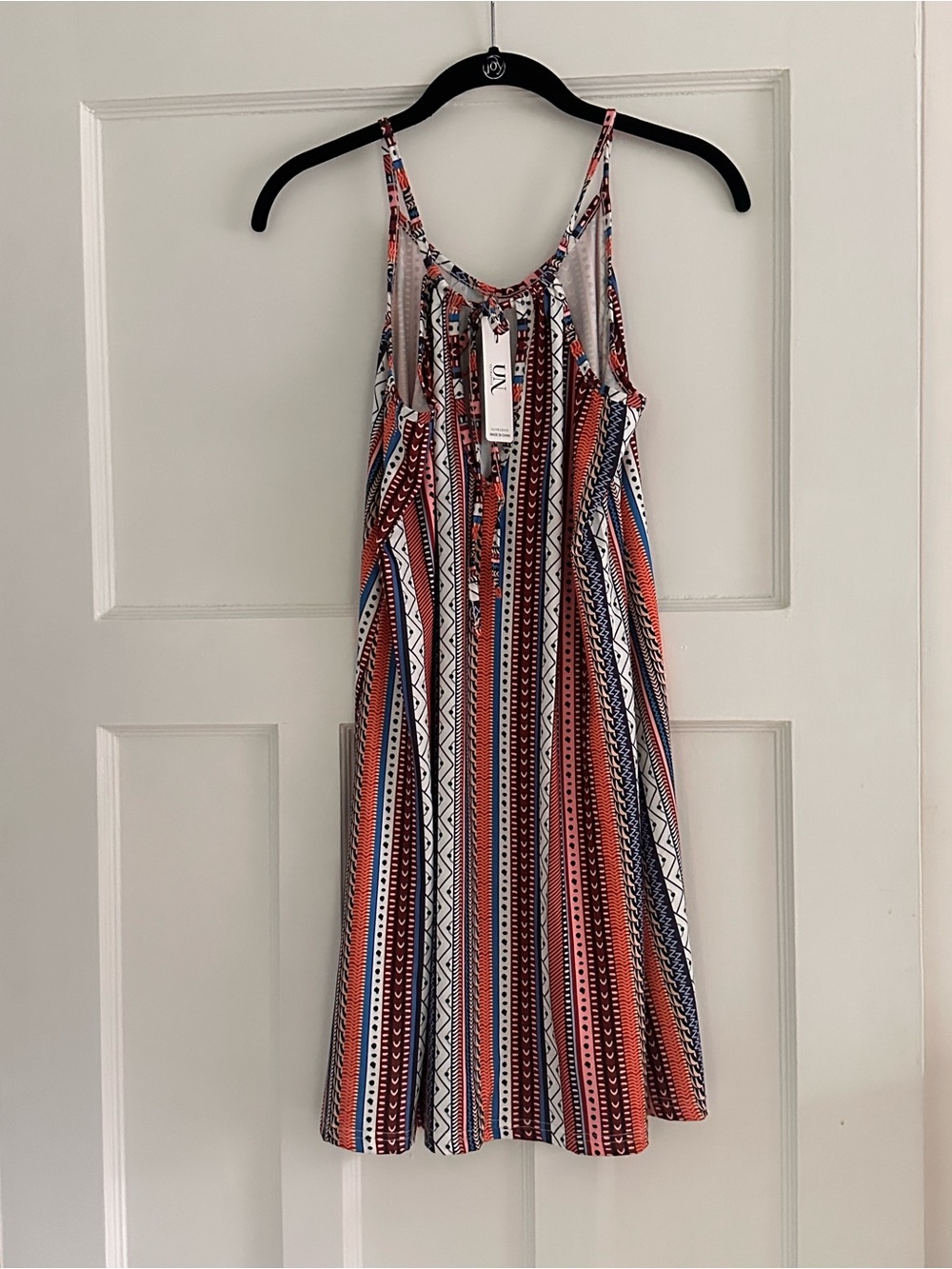 NWT Super Cute Striped Tribal Print Summer Dress